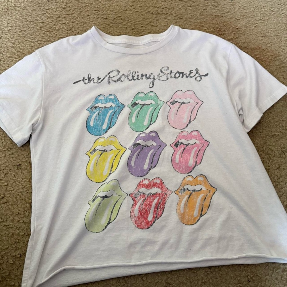 Rolling Stones Tee- Size 14/16 in girls